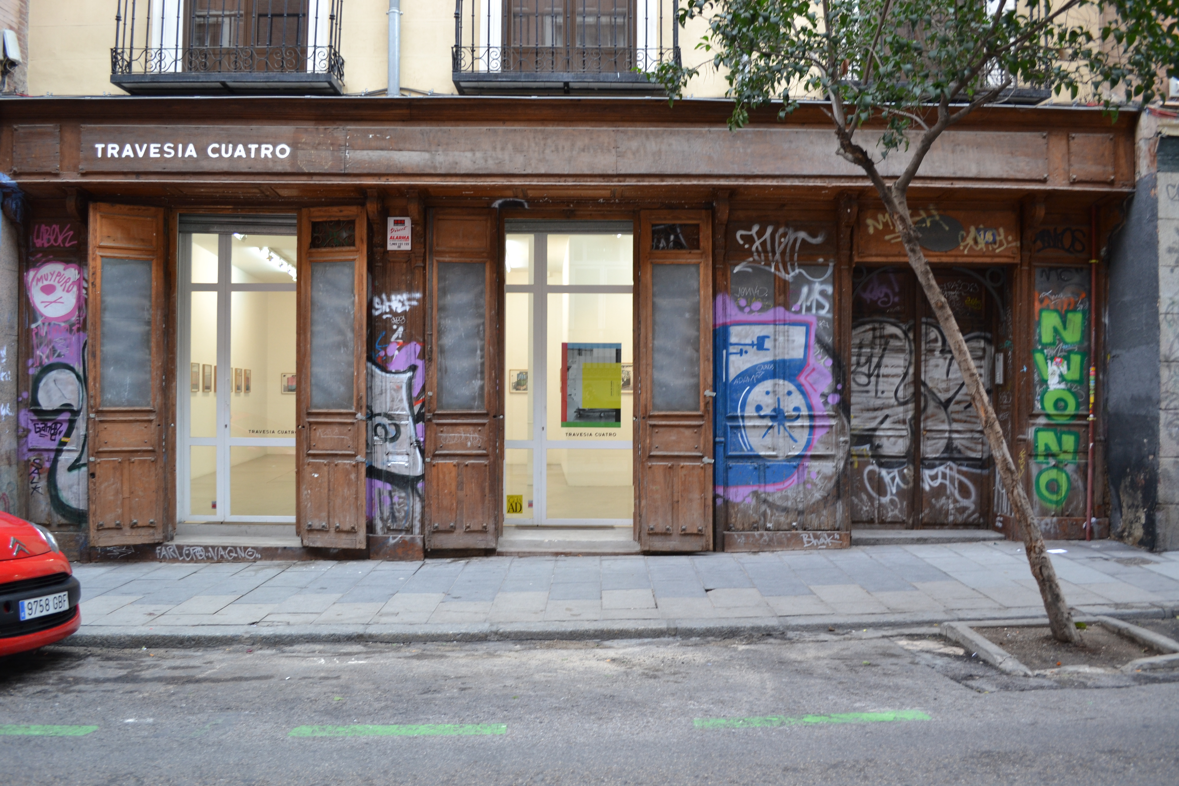 Galería Travesía Cuatro, en la calle San Mateo, 16 (Madrid). Foto: Unai Mezcua
