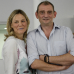 Raquel Ponce y José Robles, dueños de la galería